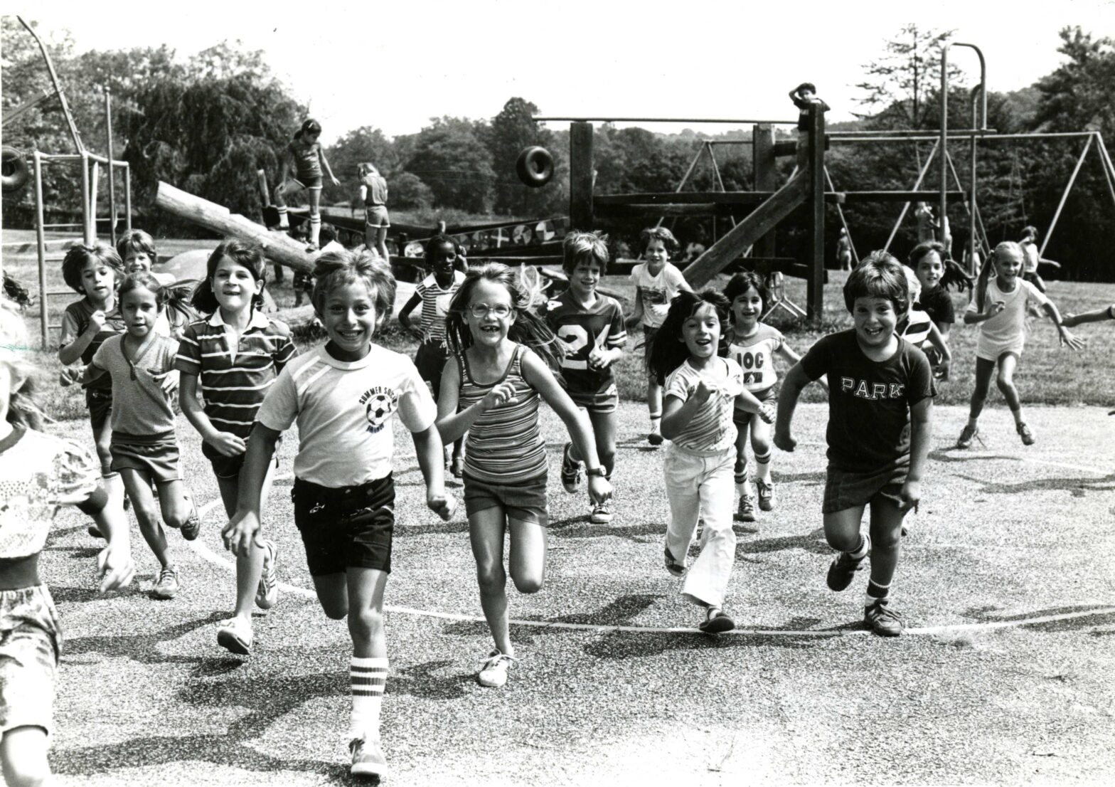 park-lower-schoolers-at-recess-c1980