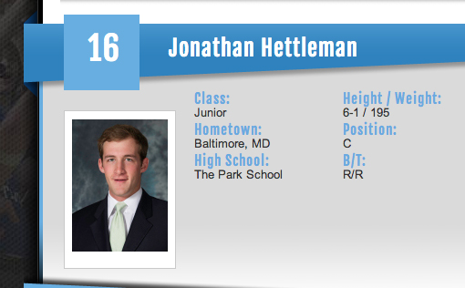 Jonathan Hettleman ’10 Named Captain of Johns Hopkins University Baseball Team