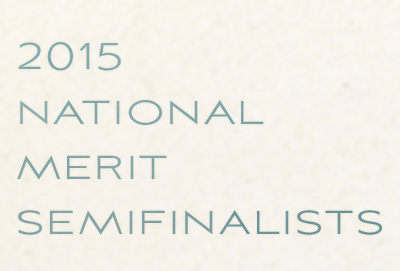Four Park Students Named Semifinalists in 2015 National Merit Scholarship Program