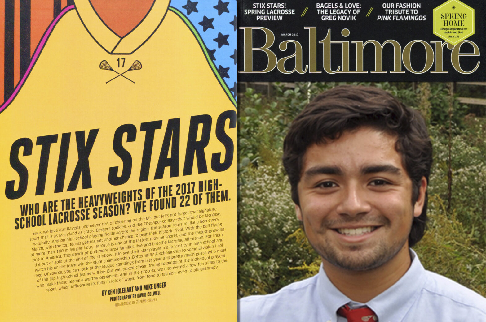 Park Senior Steven Villacorta Featured Among Baltimore Magazine’s 22 "STIX STARS"