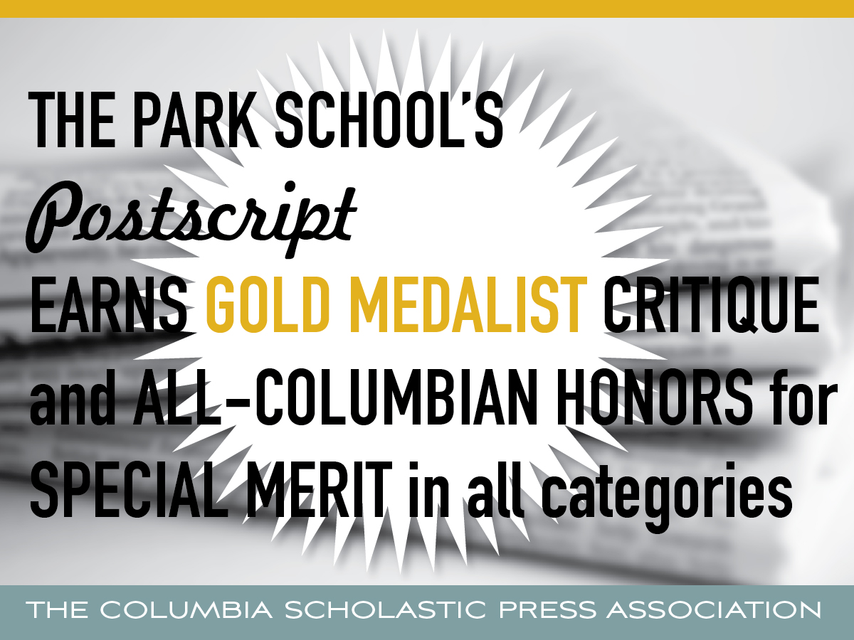 Postscript Awarded Gold Medalist Critique and All-Columbian Honors
