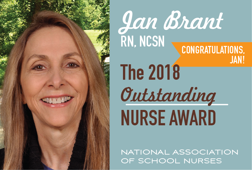 Park’s Nurse Jan Brant Receives the 2018 Outstanding Private/Parochial School Nurse Award