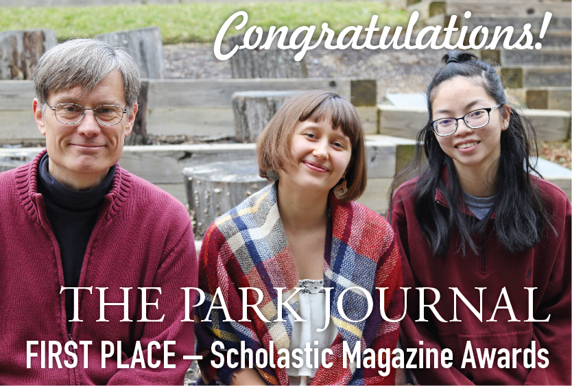 Park Journal Awarded First Place by the American Scholastic Press Association