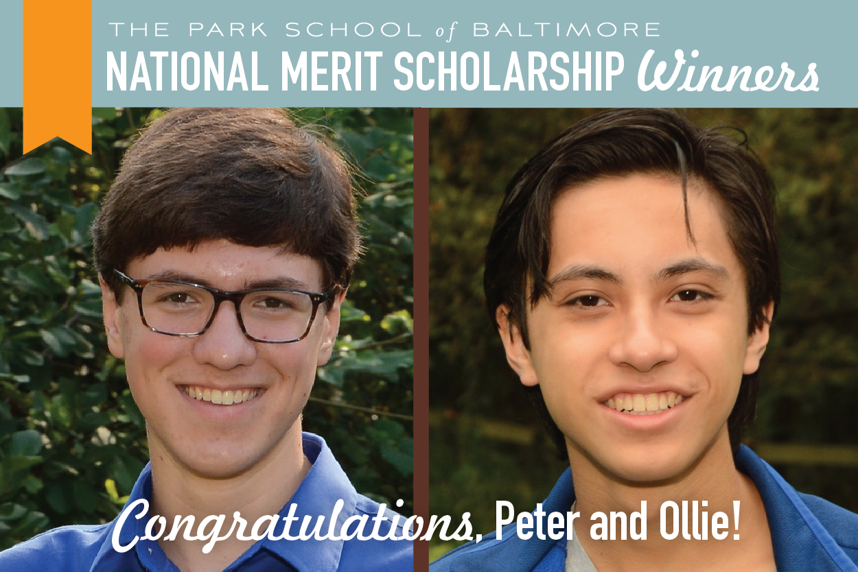 Peter Luljak ’19 and Ollie Thakar ’19 Win National Merit Scholarships