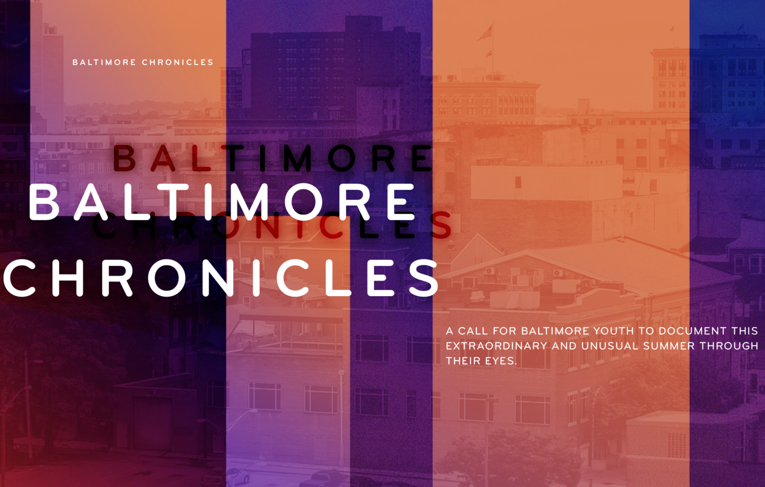 Park Partners with the SNF Parkway for Baltimore Chronicles