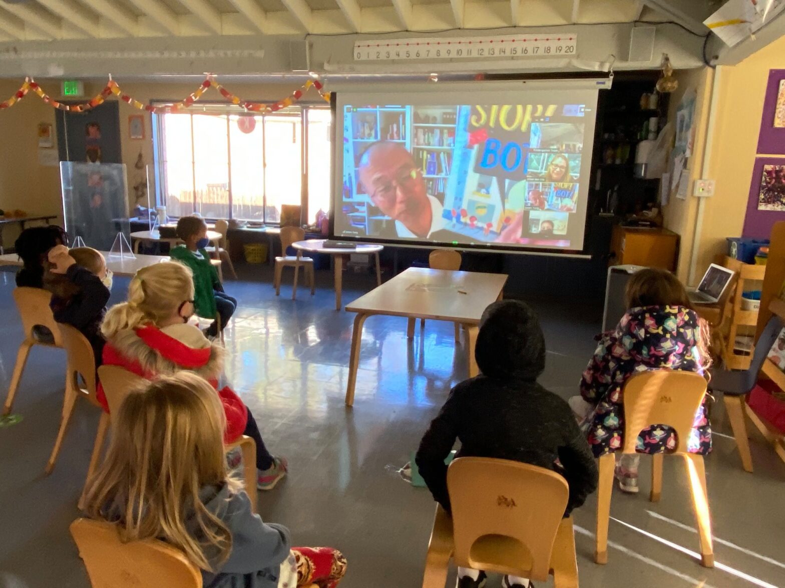 Author and Illustrator James Yang Visits Virtually with Lower School