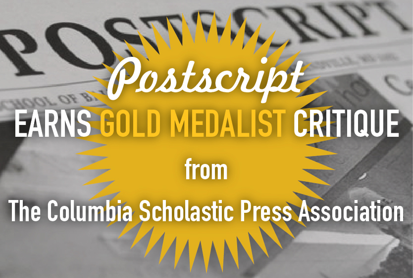 2019-20 Postscript Receives Gold Medalist Critique from Columbia Scholastic Press Association